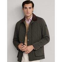 Hackett Quilted Parka Jacket Khaki