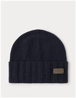 Wool Rich Beanie Hat with Cashmere