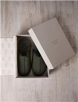 Suede Sheepskin Mule Slippers