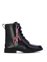 Kids Leather Lace Up Ankle Boots (13 Small - 2.5 Large)
