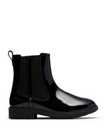 Kids Patent Leather Chelsea Boots (10 Small - 5.5 Large)