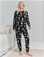 Maternity Christmas Pudding Crew Neck Family Pyjama Set