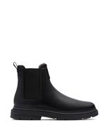 Leather Pull-On Chelsea Boots