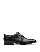 Leather Double Monk Strap Shoes