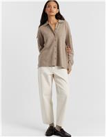 Wool Rich Collared Shirt with Cashmere