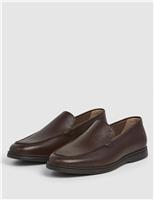 Leather Slip-On Loafers
