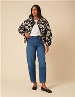 Boyfriend Mid Rise Barrel Jeans