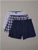 3 Pack Pure Cotton Pattern Boxers