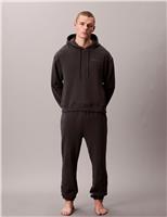 Calvin Klein Cotton Rich Hoodie Dark Grey