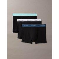 Calvin Klein 3 Pack Icon Cotton Stretch Relaxed Dart Trunks Black Mix