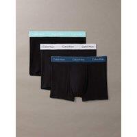 Calvin Klein 3 Pack Icon Cotton Stretch Relaxed Dart Trunks Black Mix