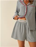 Striped Boxer Pyjama Shorts