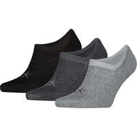 Calvin Klein 3 Pack Cotton Rich Trainer Socks Grey Marl