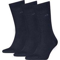 Calvin Klein 3 Pack Cotton Rich Smart Socks Navy