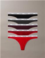 5pk Cotton Rich Thongs