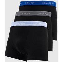 Calvin Klein 3 Pack Icon Cotton Stretch Relaxed Dart Trunks Blue Mix