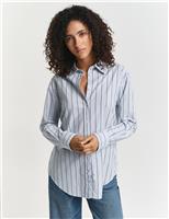 Pure Cotton Striped Relaxed Shirt