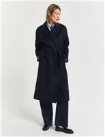 Wool Rich Wrap Coat