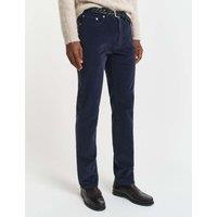 GANT Regular Fit Corduroy Trousers Navy
