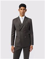 Slim Fit Wool Rich Flannel Suit Jacket
