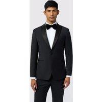 Ted Baker Slim Fit Wool Rich Performance Tuxedo Jacket Black