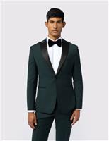 Slim Fit Wool Blend Tuxedo Jacket