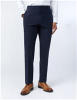 Ted Baker Slim Fit Wool Rich Performance Trousers Navy