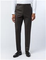 Slim Fit Wool Rich Flat Front Trousers