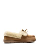 Faux Fur Lined Moccasin Slippers
