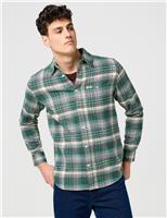 Pure Cotton Checked Flannel Shirt