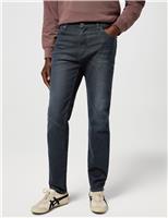 River Straight Fit Cotton Rich Jeans