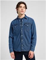 Regular Fit Western Denim Shirt