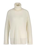 Lambswool Rich Ribbed Roll Neck Jumper