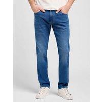 Lee Straight MVP Regular Fit Stretch Jeans Blue Denim
