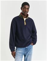 Colour Block Half Zip Fleece