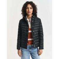 GANT Lightweight Quilted Padded Puffer Jacket Black