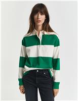 Pure Cotton Striped Rugby Top