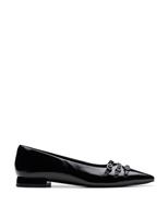 Leather Patent Flat Pointed Pumps