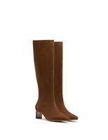 Suede Knee High Boots
