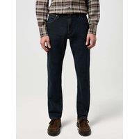 Wrangler Greensboro Straight Fit Cotton Rich Jeans Blue Denim