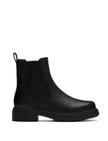 Wide Fit Leather Chelsea Ankle Boots