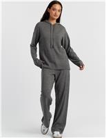 Wool Rich Oversized Hoodie With Cashmere