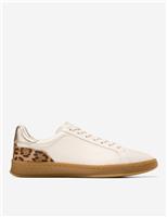 GrandPr Breakaway Leather Animal Print Trainers