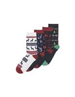 4 Pack Cotton Rich Novelty Socks