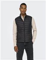 ONLY & SONS Padded Gilet Navy