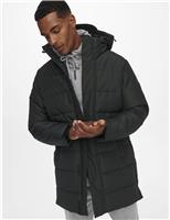Hooded Quilted Puffer Jacket