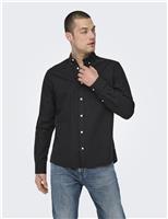 Slim Fit Cotton Rich Oxford Shirt