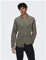 Pure Cotton Checked Shirt