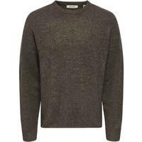 ONLY & SONS Crew Neck Jumper Brown