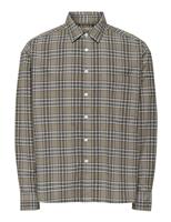 Regular Fit Brushed Cotton Checked Flannel Shirt
